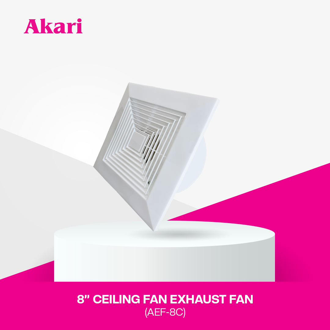 Akari 8" Ceiling Exhaust Fan (AEF-8C)