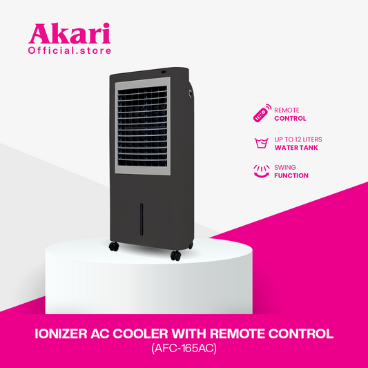 Akari Ionizer AC Cooler AFC-165AC | 165W Air Cooler with Remote Control