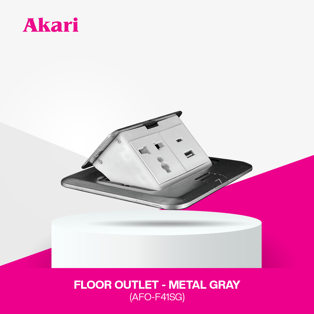 Akari Heavy Duty Floor Outlet (AFO-F41SG)