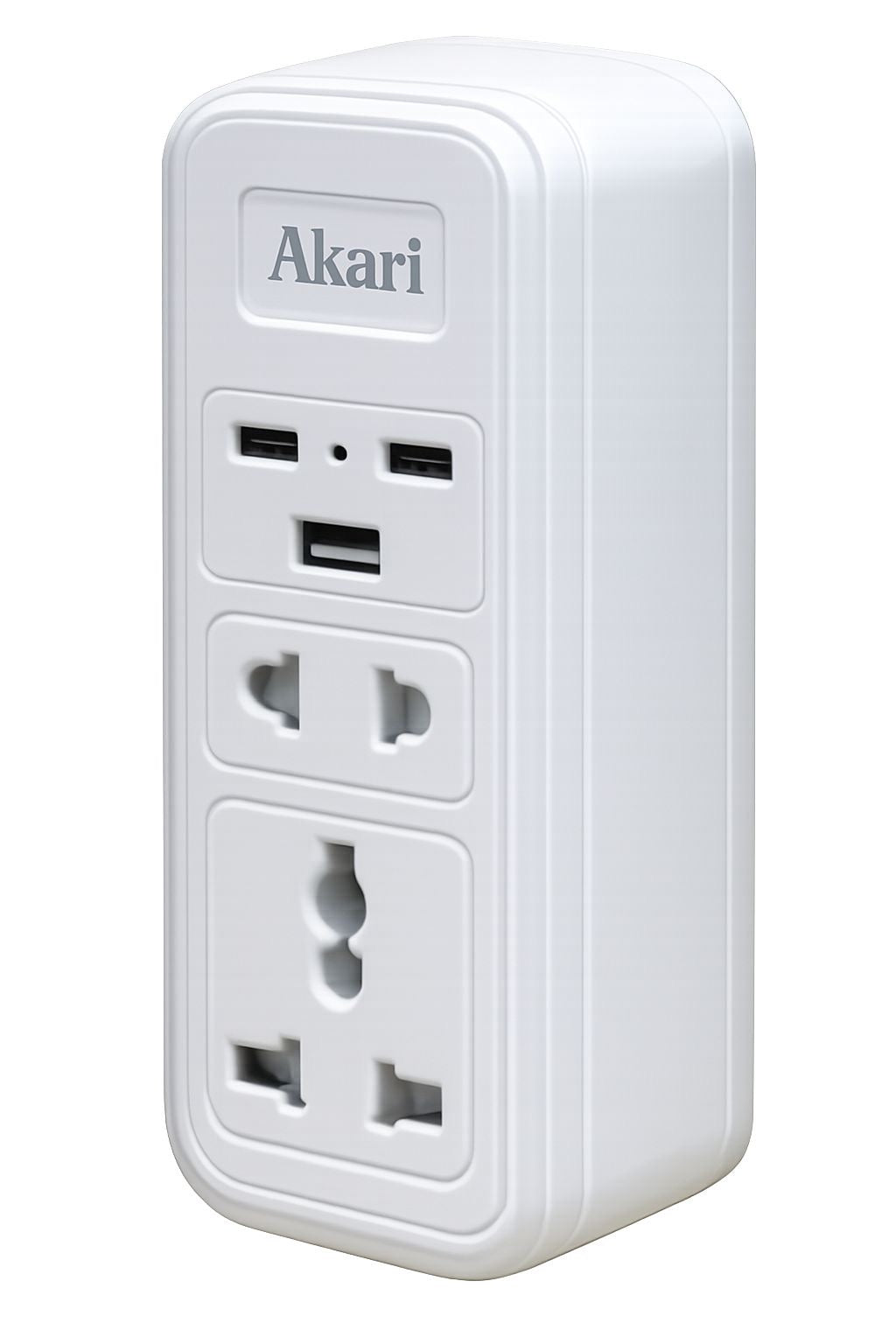 Akari power strip with multiple sockets and USB ports 