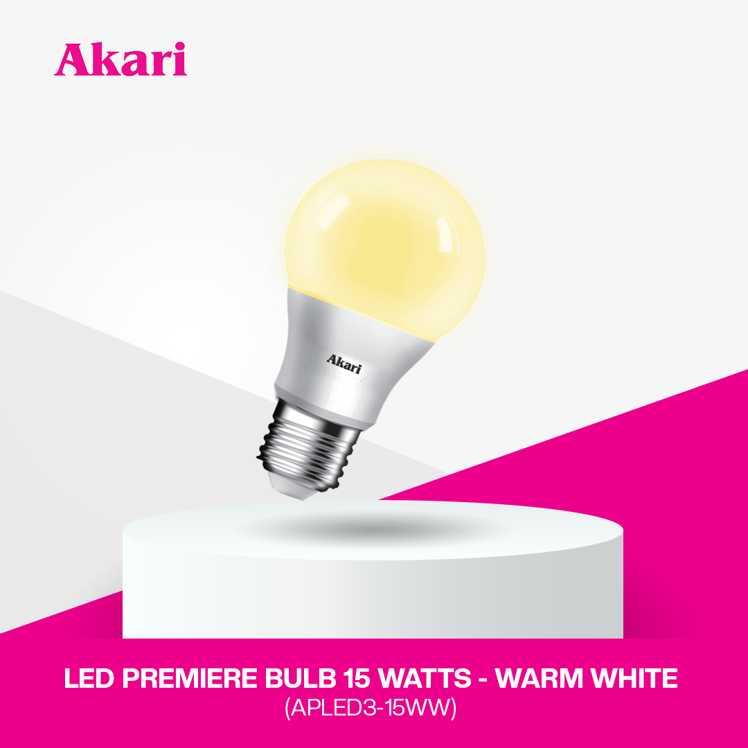 Akari Premiere LED Bulb 15W (APLED3-15WW/DL)