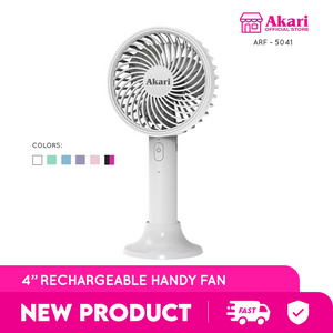 Akari 4" Rechargeable Handy Fan ARF-5041