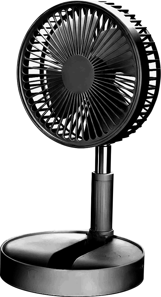 Akari 4" Rechargeable Portafan (ARF-F013)