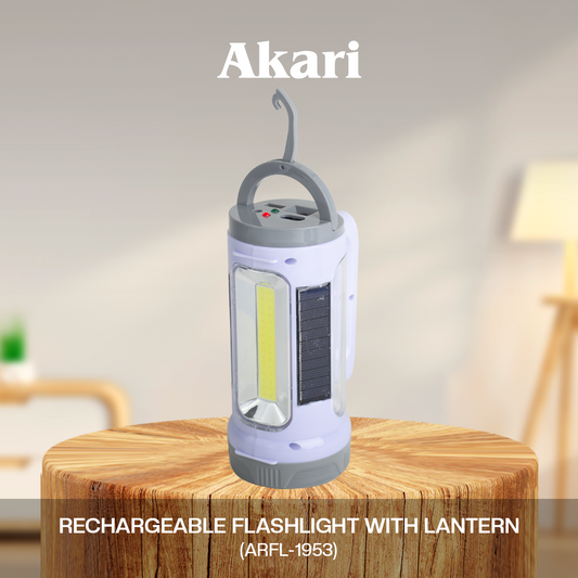 AKARI Rechargeable Flashlight with lantern ( ARFL-1953 )