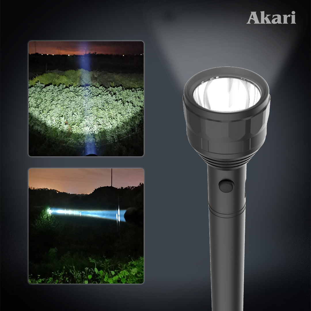 AKARI Rechargeable Flashlight with Torch( ARFL-8633 )