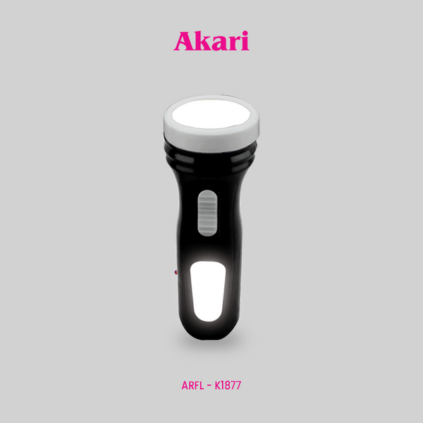 Akari  Rechargeable 2 in 1 Led Flashlight with Sidelight (ARFL-K1877)