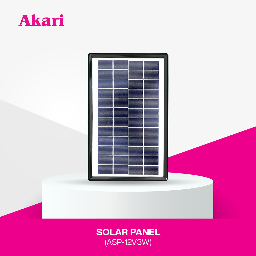 Akari Mini Solar Panel (ASP-12V3W)