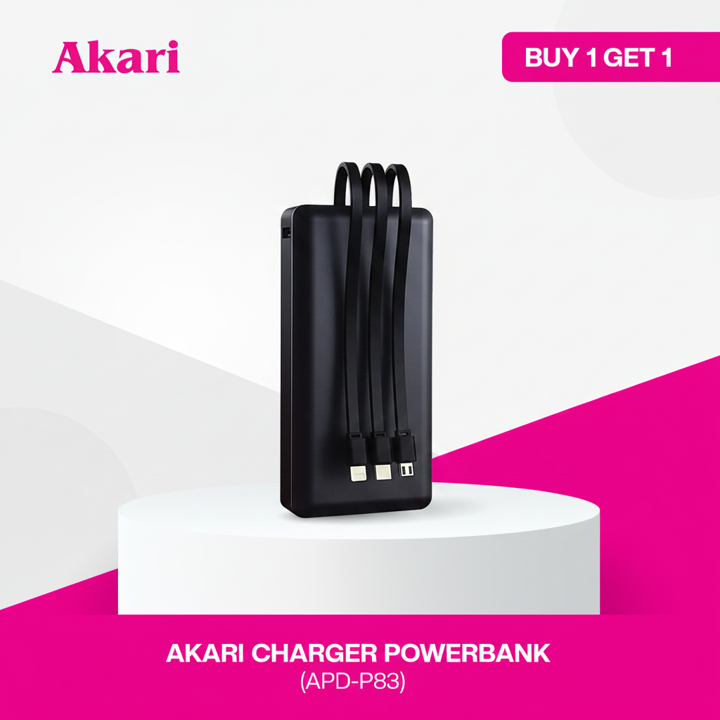 Akari Universal Travel Adapter ATA-1A1CBK | USB-A + USB-C Travel Adapter