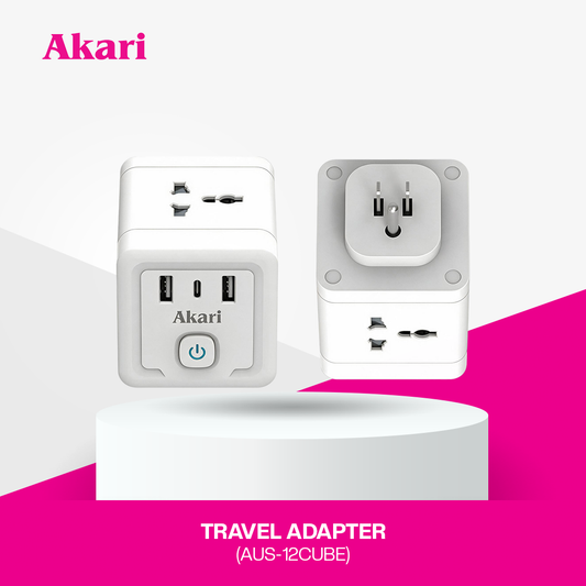 Akari Universal Cube travel adapter (AUS-12CUBE)