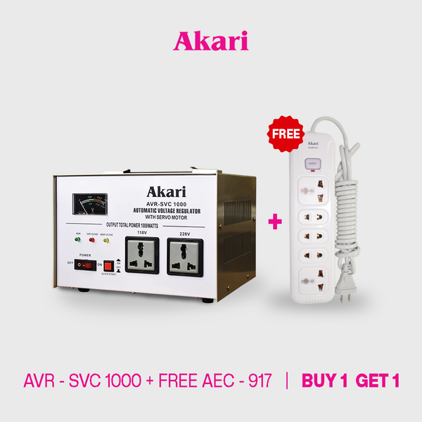 Akari 1000W Automatic Voltage Regulator (AVR-SVC 1000)