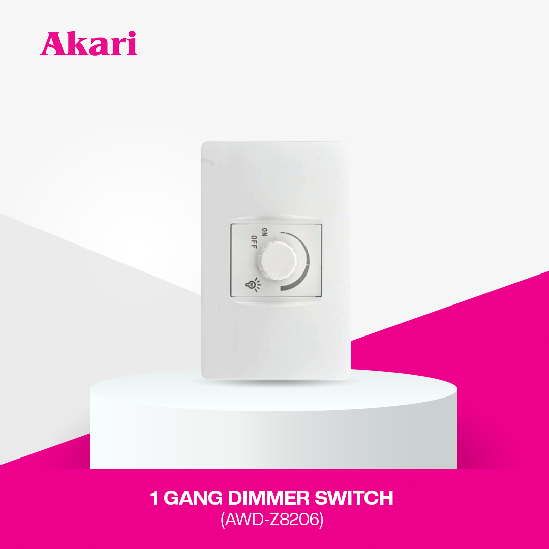Akari 1 Gang Dimmer Switch (AWD-Z8206)