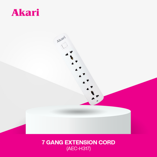 Akari 7 Gang Extension Cord (AEC-H317)