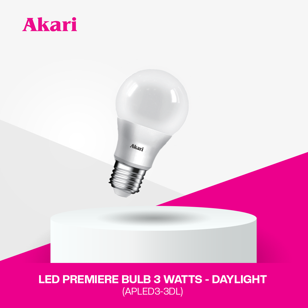 Akari LED Premiere Bulb 3 Watts - Daylight (APLED3-3DL)