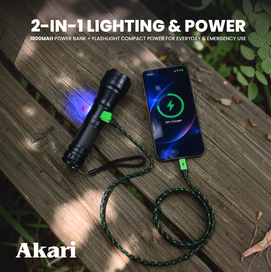 Akari Rechargeable Zoomable Torch Light (ATL-T36)