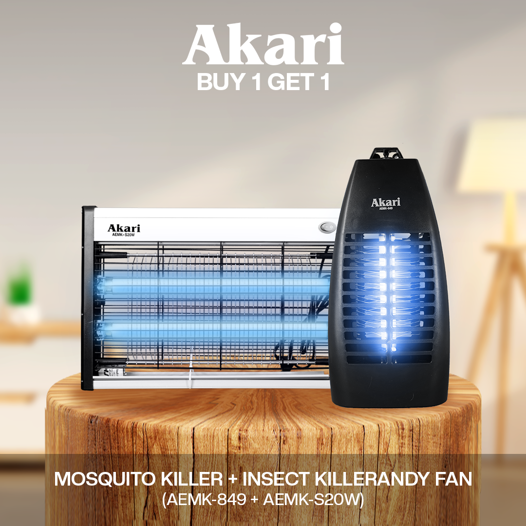 Akari B1G1: 20W Electric Mosquito Killer + Akari Smart UV Insect Killer