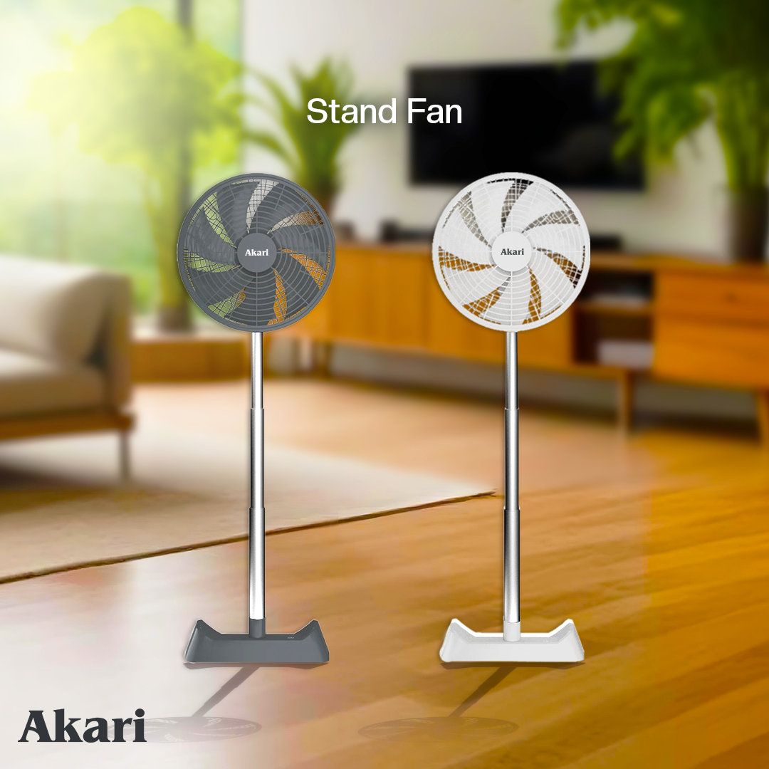 Akari 12" Smart Rechargeable Telescopic Fan (ARF-1203)