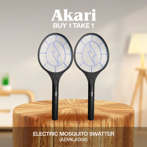 Akari B1T1: Electric UV Mosquito Swatter w/ retractable plug