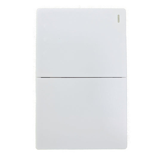ZEN FRAMELESS SERIES_2 GANG, 1 WAY SWITCH (AZN-2S)