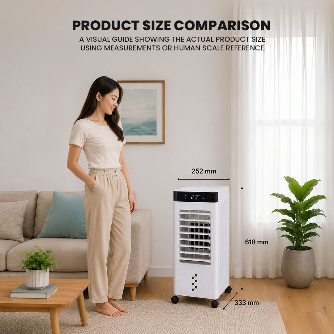 Digital AC Mini Aircooler with Remote Control