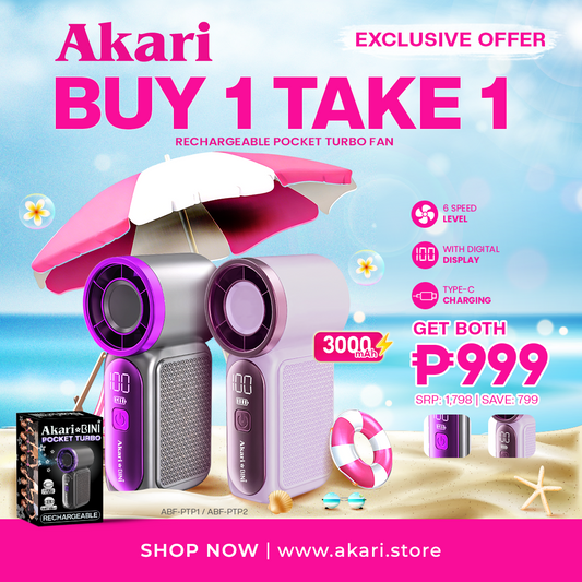 AkarixBini : B1T1  Rechargeable POCKET TURBO (ABF-PTP1)
