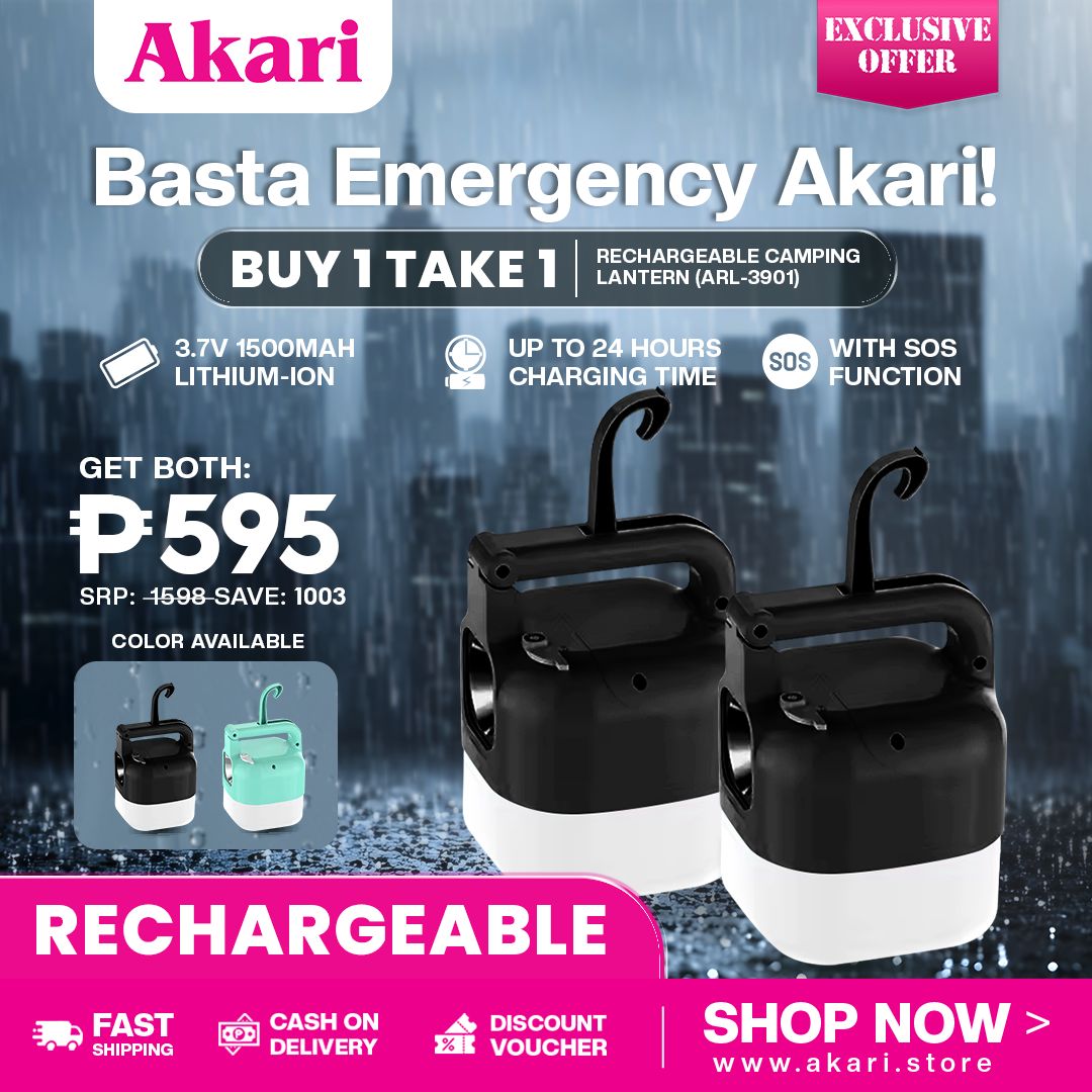 AKARI B1T1 Rechargeable Camping Lantern (ARL-3901G )
