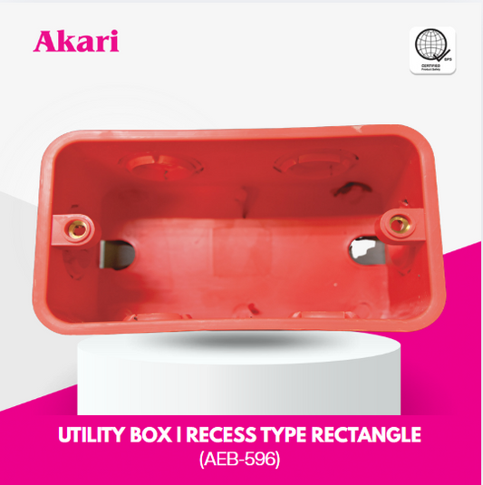 Akari Utility Box / Recessed Type Rectangle (AEB-596)