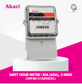 Akari Analog Watt-Hour Meter (AWHM-A1 (MANUAL))