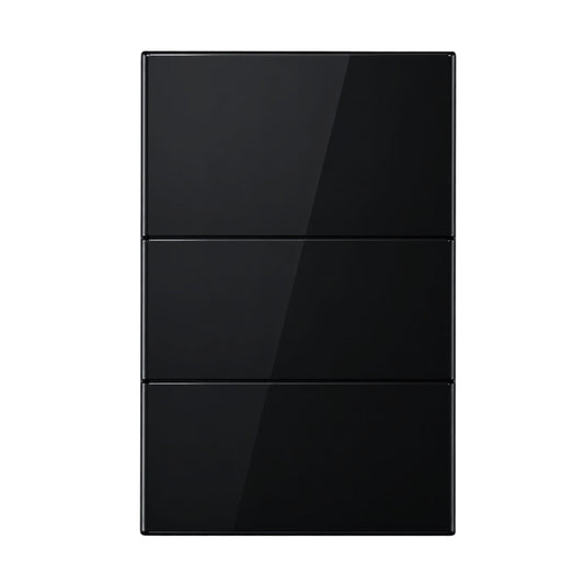 TEMPERED GLASS SERIES_AKARI 3 GANG 1 WAY SWITCH (AWZ-T33S)