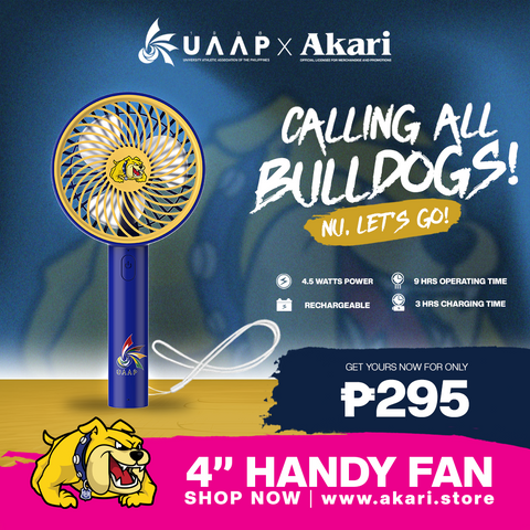 AKARI X UAAP [ NU ] 4" Rechargeable Handy Fan w/ Lace