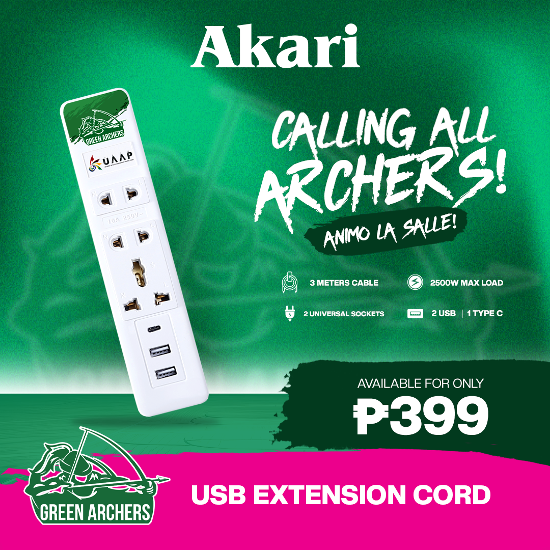 Akari 3 Gang Extension Cord with Surge Protection ( AEC-F803)