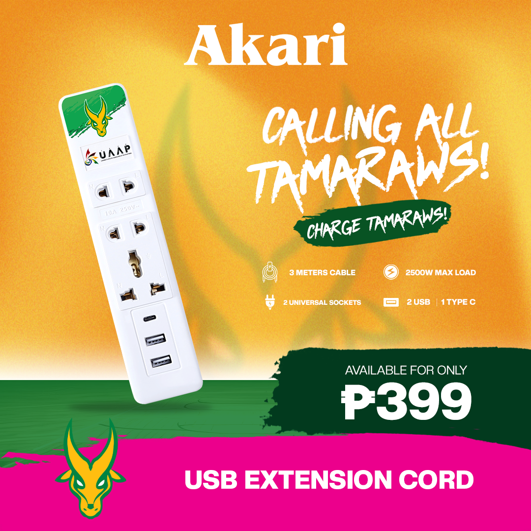 Akari 3 Gang Extension Cord with Surge Protection ( AEC-F803)