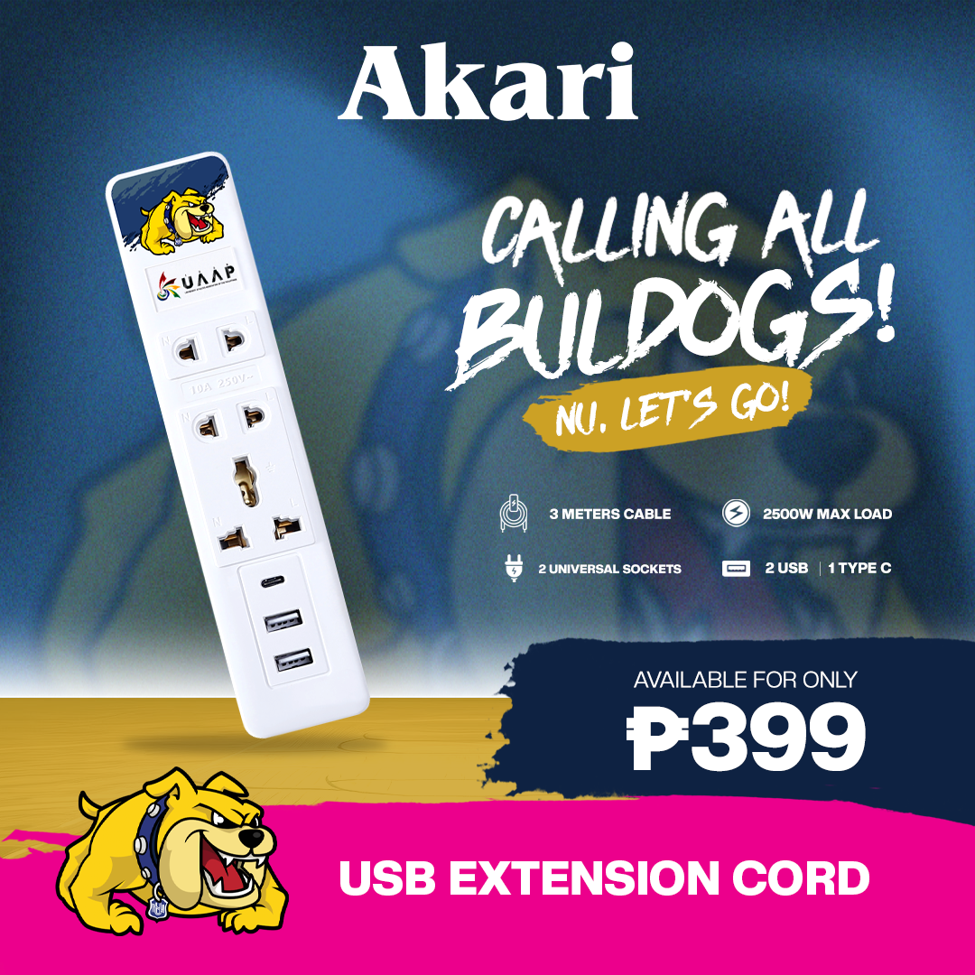 Akari 3 Gang Extension Cord with Surge Protection ( AEC-F803)