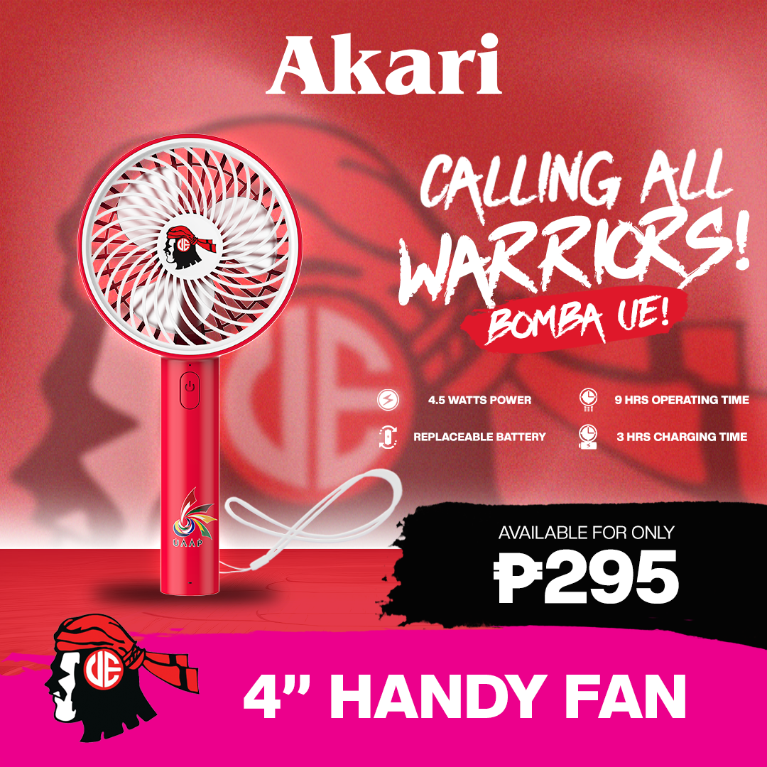 AKARI [ UE ] 4" Rechargeable Handy Fan w/ Lace