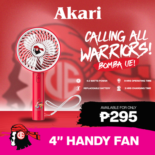 AKARI [ UE ] 4" Rechargeable Handy Fan w/ Lace