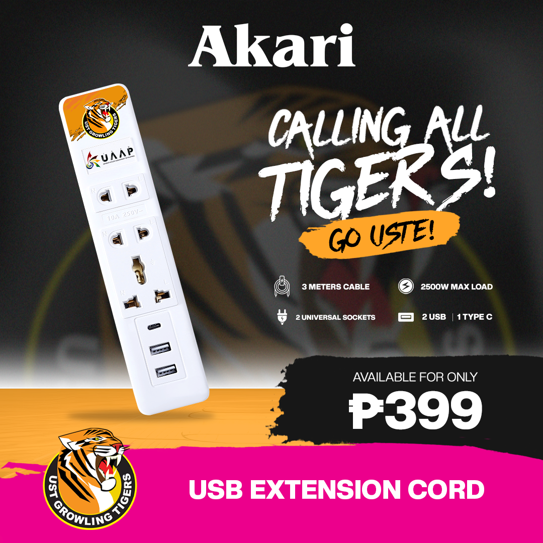 Akari 3 Gang Extension Cord with Surge Protection ( AEC-F803)