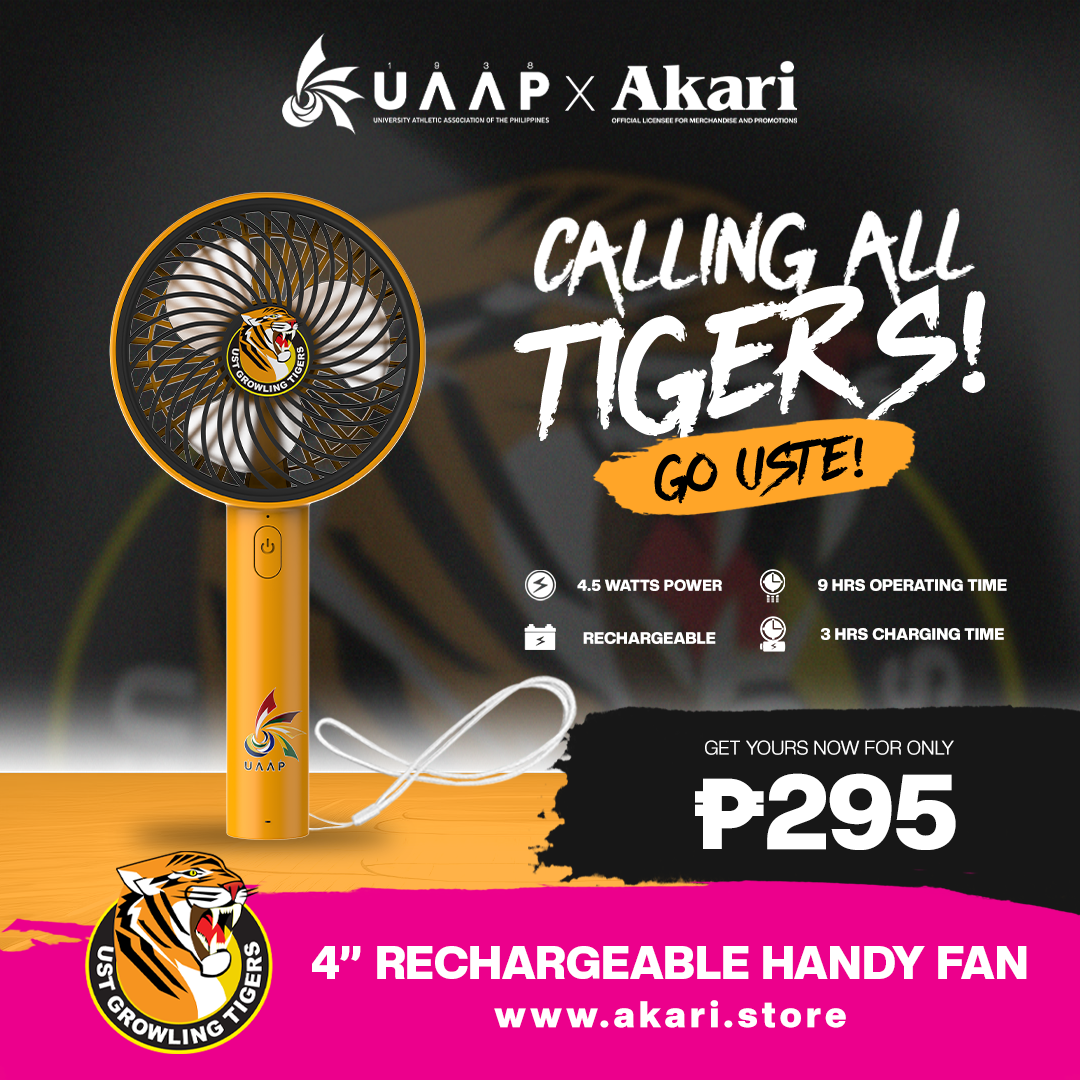 AKARI X UAAP [ UST ] 4" Rechargeable Handy Fan w/ Lace