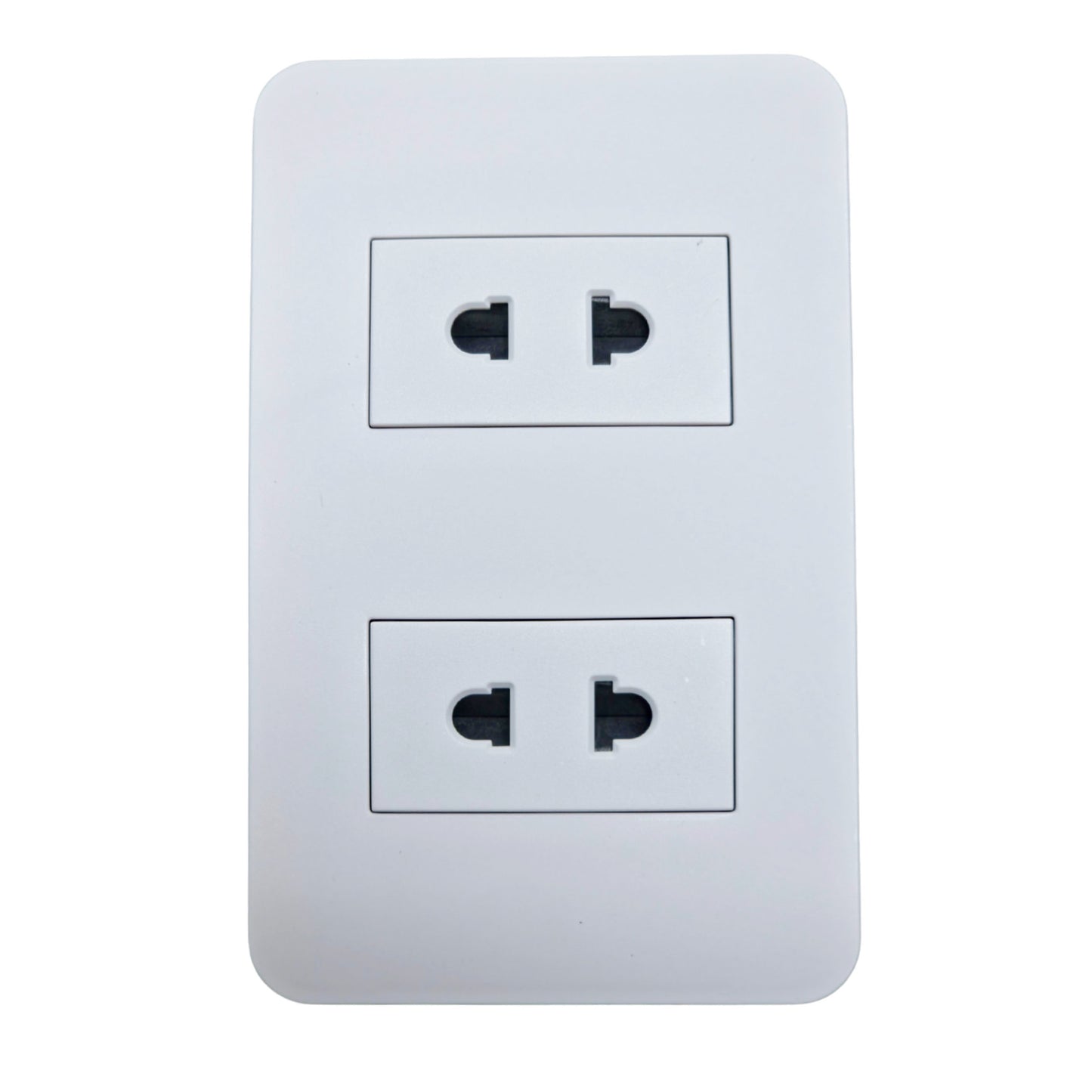 ZEN MATTE SERIES_AKARI 2 Gang 2 Pin Universal Outlet with Shutter (AZ2-2UO)