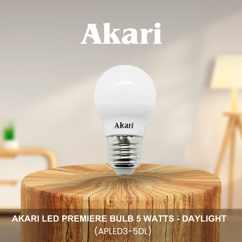 Akari LED Premiere Bulb 5 Watts - Daylight  (APLED3-5DL)