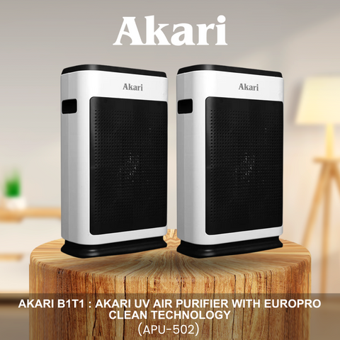 Akari B1T1 :  Akari UV Air Purifier with Europro Clean Technology (APU-502)