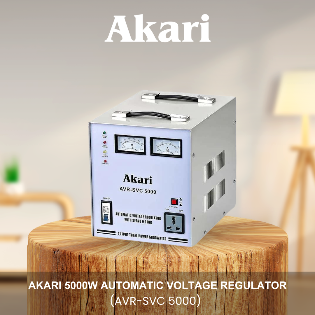 Akari 5000W Automatic Voltage Regulator (AVR-SVC 5000)