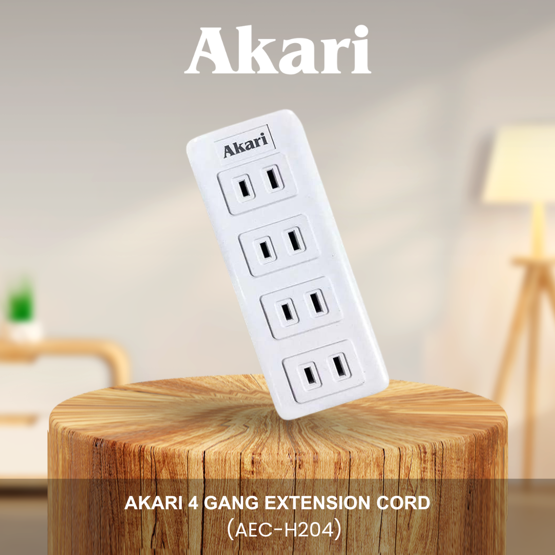 Akari 4 Gang Extension Cord (AEC-H204)