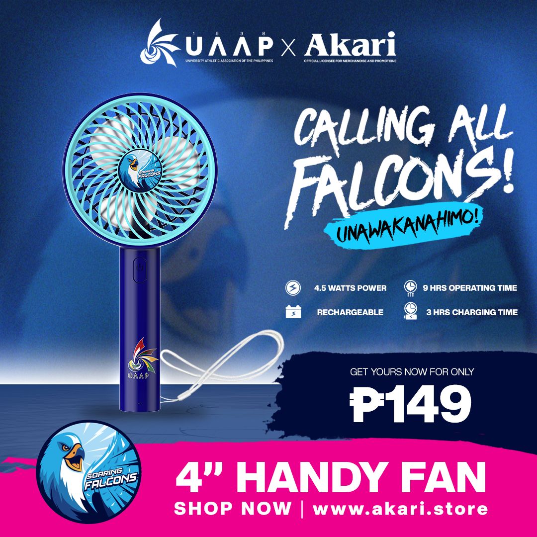 AKARI [ ADU ] 4" Rechargeable Handy Fan w/ Lace