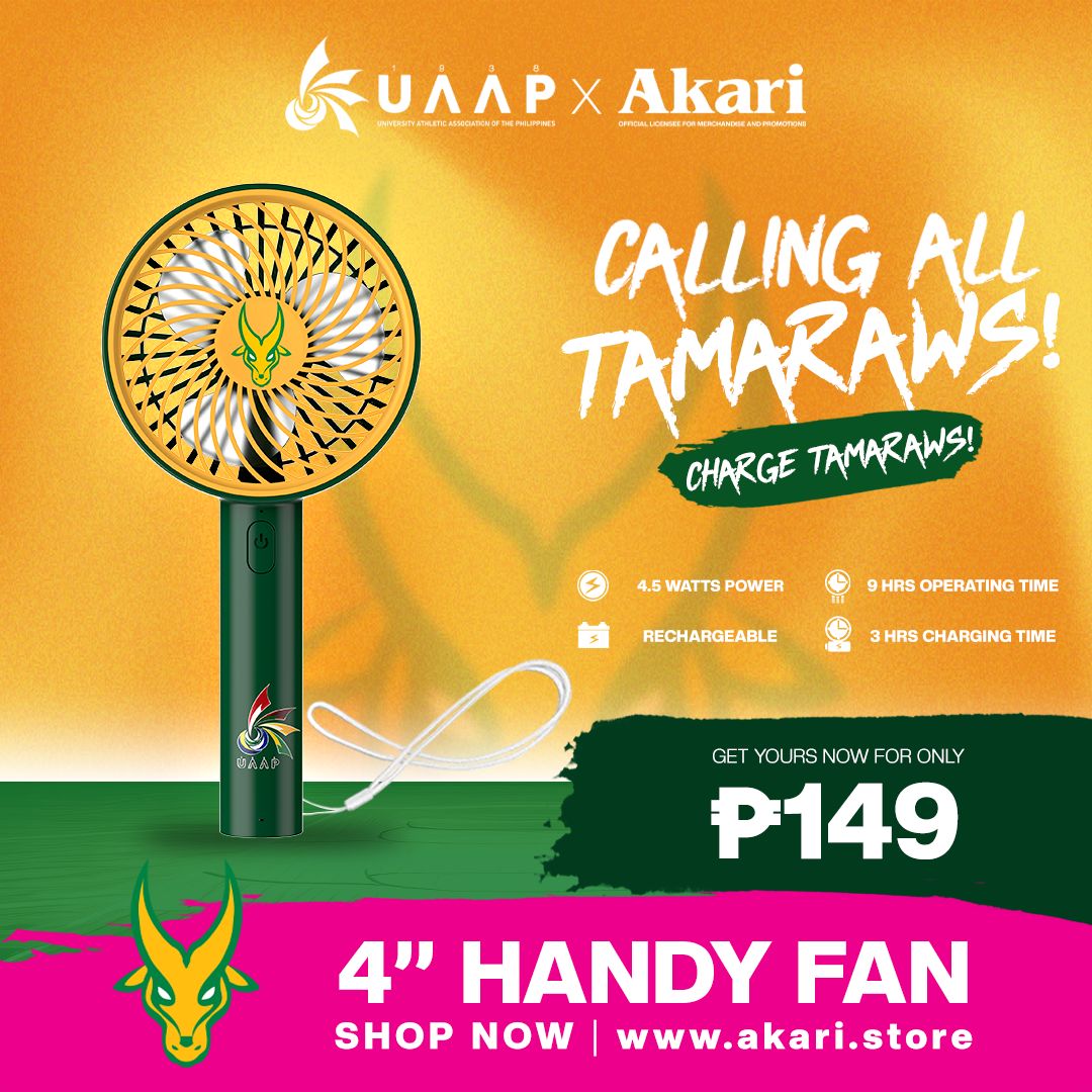 AKARI [ FEU ] 4" Rechargeable Handy Fan w/ Lace
