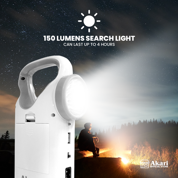 Akari B1T1: 3in1 Rechargeable Lantern with Searchlight