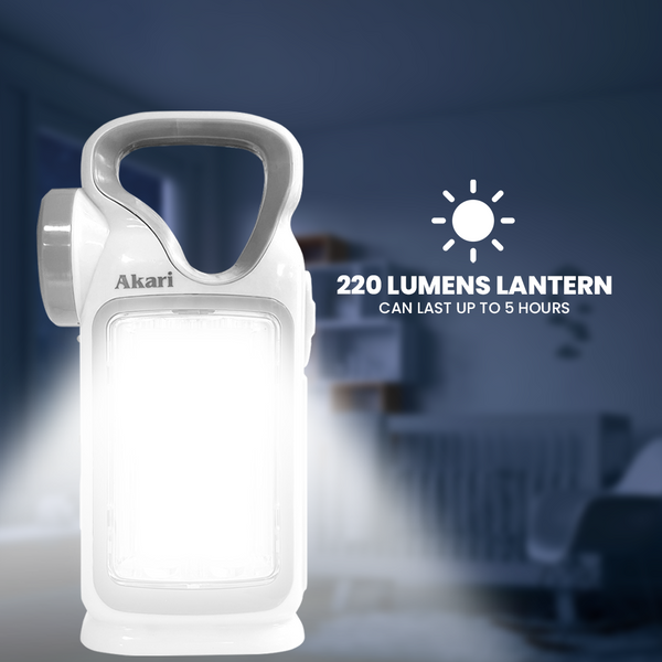 Akari B1T1: 3in1 Rechargeable Lantern with Searchlight