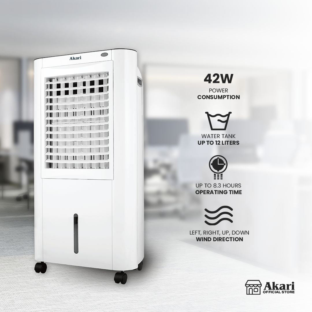 Akari Rechargeable Solar Air Cooler with Remote Control (ASFC-164W)