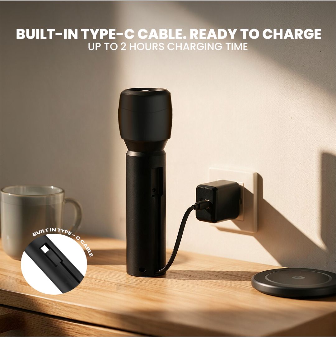 Akari 1W Rechargeable Flashlight (ARFL-8127)