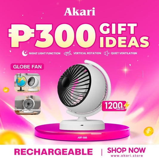 Akari Rechargeable Globe Fan (ARF-888)