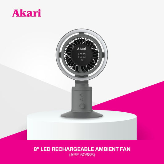 Akari Rechargeable Ambient Fans I 10 Watts LED RGB (ARF-5068)