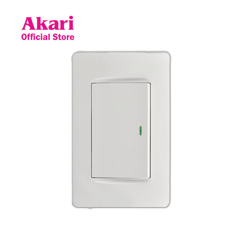 Akari 1 Gang 1 Way Switch with Luminous (AWD-Z8101-1)
